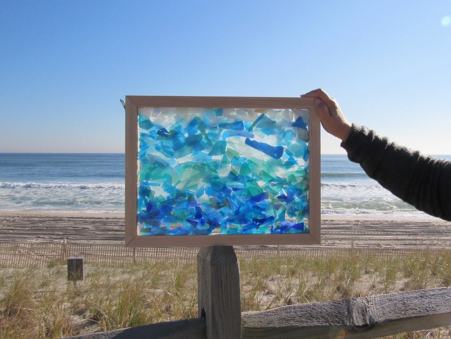 Sea Glass Inspired Seascapes- Jewel of the Sea — SwellColors Glass